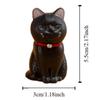 Small Bell Sitting Cat Figure Toy Mini Mini Cat Ornament Simulated Cat Model Doll  Girls Gifts