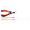 Hair Extension Tool Kit with Silicone Rings Crochet Pulling Hook Portable Hair Styling Kit