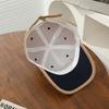 Breathable Baseball Cap Quick Dry Embroidery Patchwork Peaked Cap Lightweight Adjustable Vintage Letter Cap Sun Protection