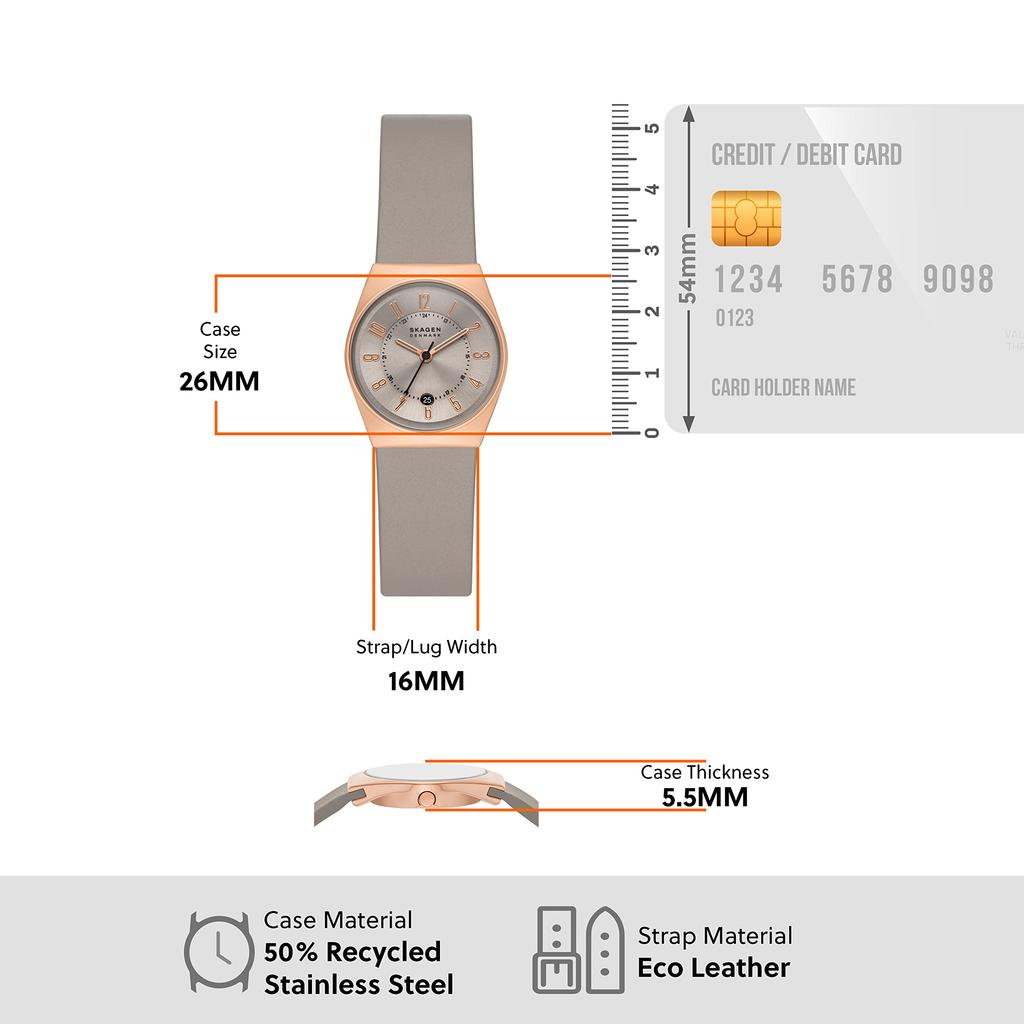 Skagen GRENEN LILLE SKW3052 Gray Women's Watch,