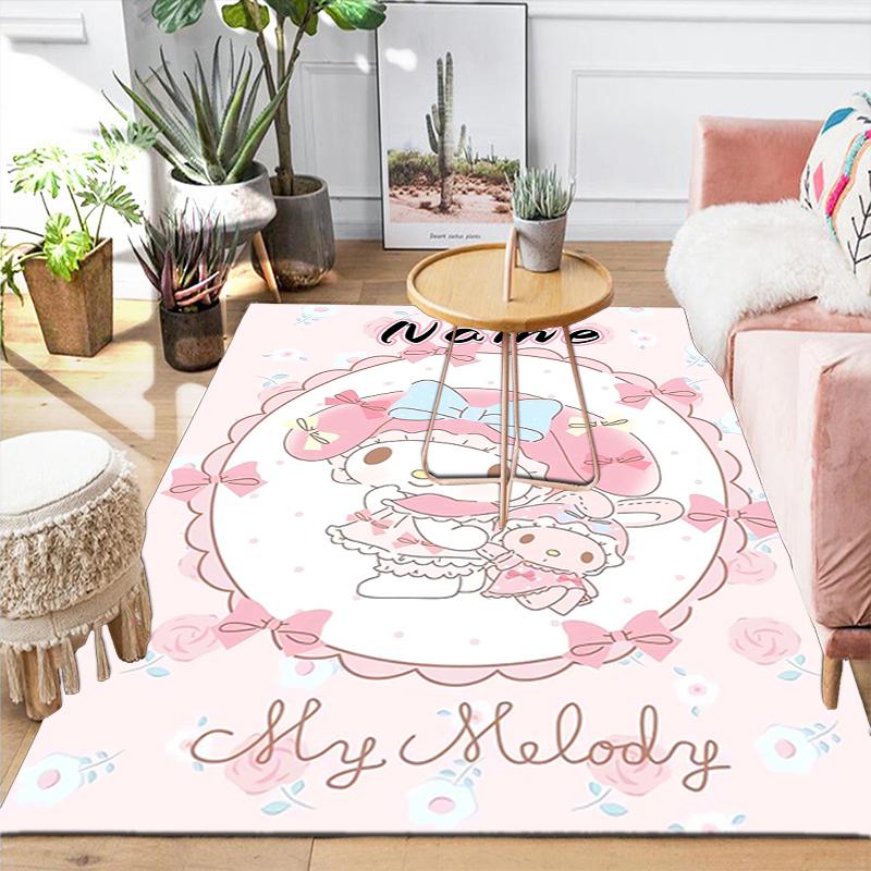 Custom 1Pc Sanrio Characters Celebration Rug Office Carpet Indoor Outdoor Entrance Doormat Nonslip Soft And Comfortable Living Room D2915302