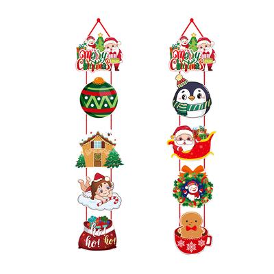 Reusable Christmas Decoration Christmas Door Hanging Christmas Porch Decorations