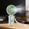 Cartoon Panda Folding Handheld Fan 3 Speed Hanging Neck Fan Portable Travel Outdoor Summer Small Personal Desk