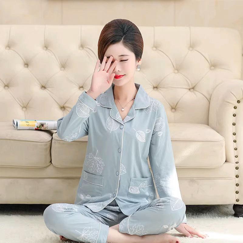 GMXIA Pajamas for Girls In Spring and Autumn Are Cute and Casual. They Are Long-sleeved and Long-pants Home Wear That Can Be Worn Over Two Sets