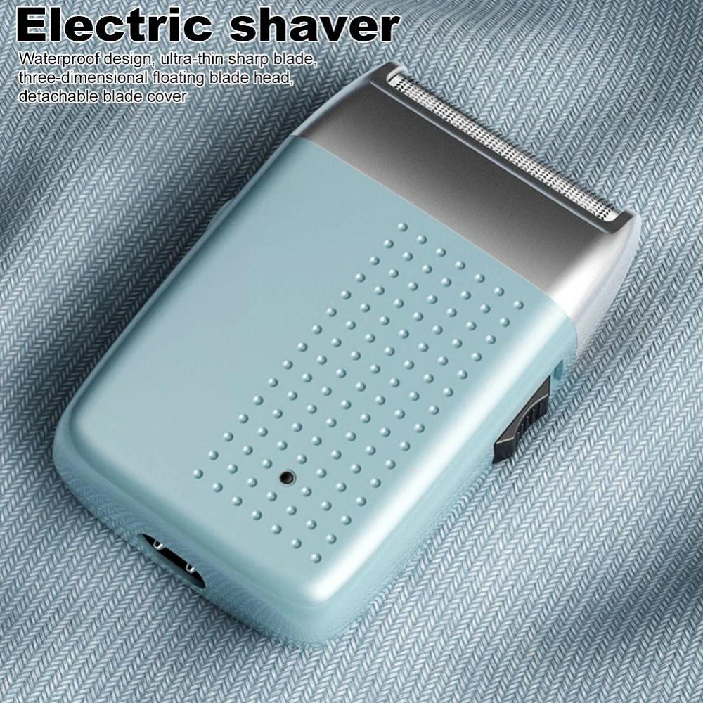 Safety Electric Razor Quiet Operation Shaving Beard Machine Portable Men Beard Trimmer  Travel