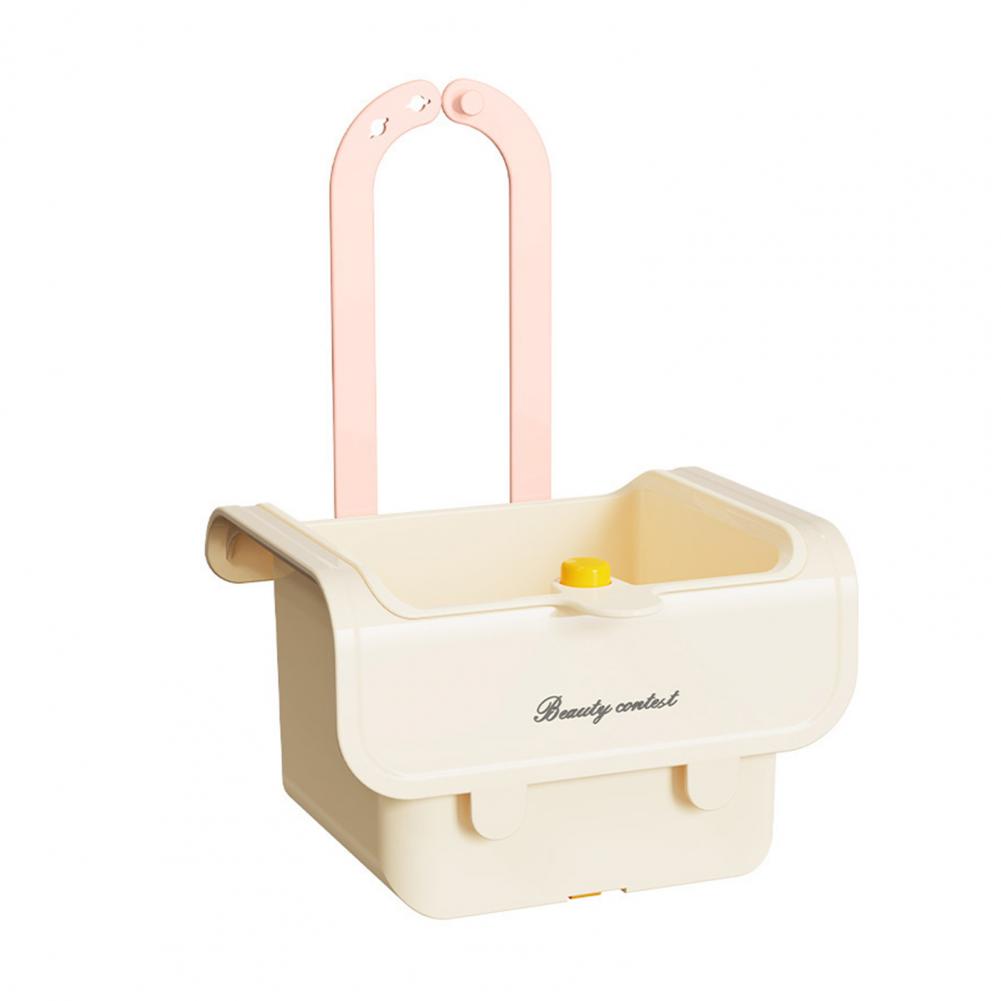 

Sink Drain Basket Kitchen Sink Strainer Basket with Detachable Drain Compact Food Adjustable Press Faucet Shelf Kitchen Supplies