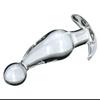 Transparent Anchor Glass Anal Plug For Women Butt Plugs Penis Anus Dildo Adult Masturbation Adult Gay Sex Toy Lover Gift