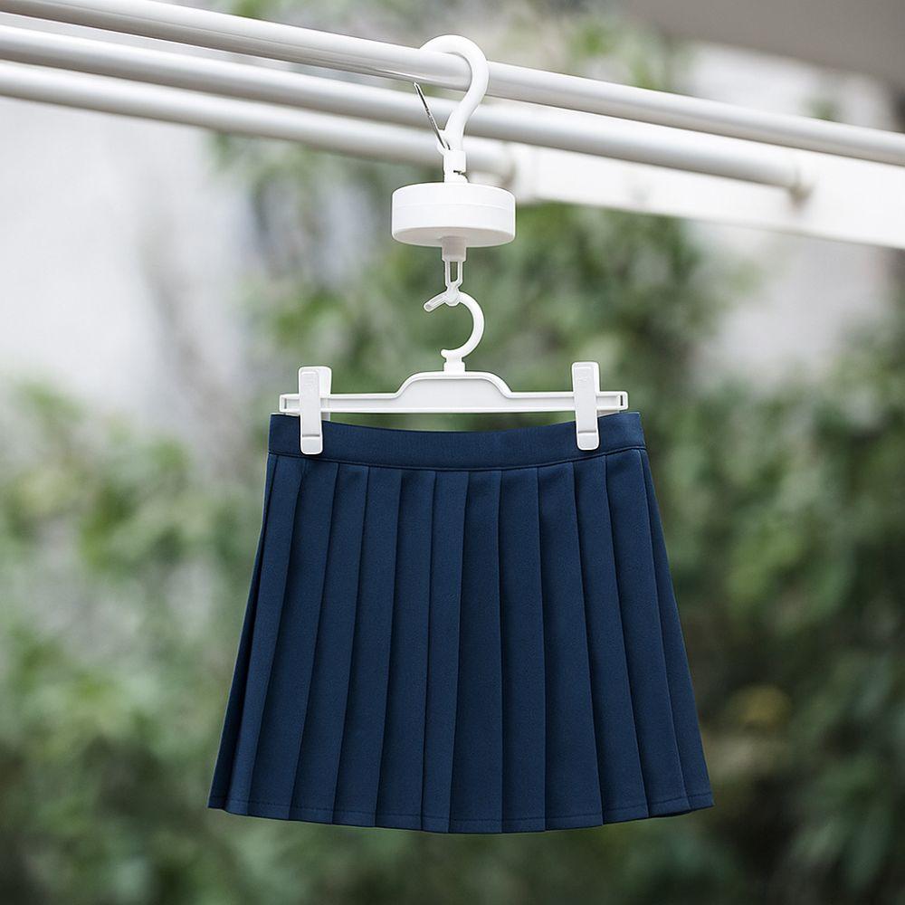 Automatic Rotating Drying Rack Save Space Storage Hook Portable Clothes Drying Rack  Bathroom