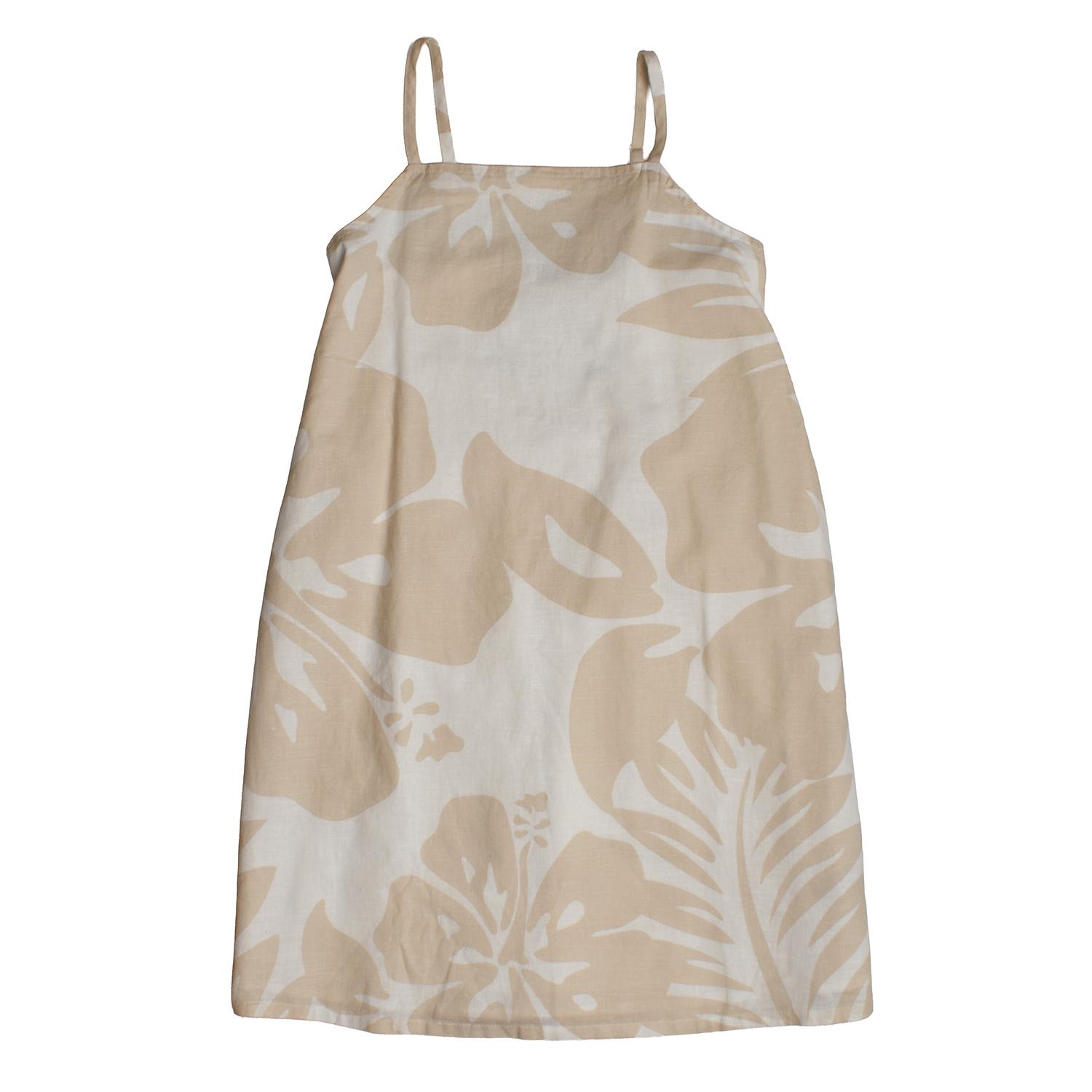 

Льняное платье с регулируемыми тонкими бретелями 664476 для девочек 8/9 AÑOS бежевый