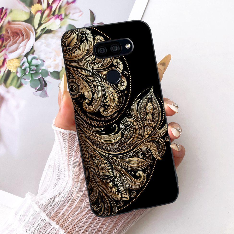 Hülle Für LG K40S 2019 Cover Ästhetisch Niedliche Katze Mode Lustig Bemalt Silikon Handyhülle LMX430HM