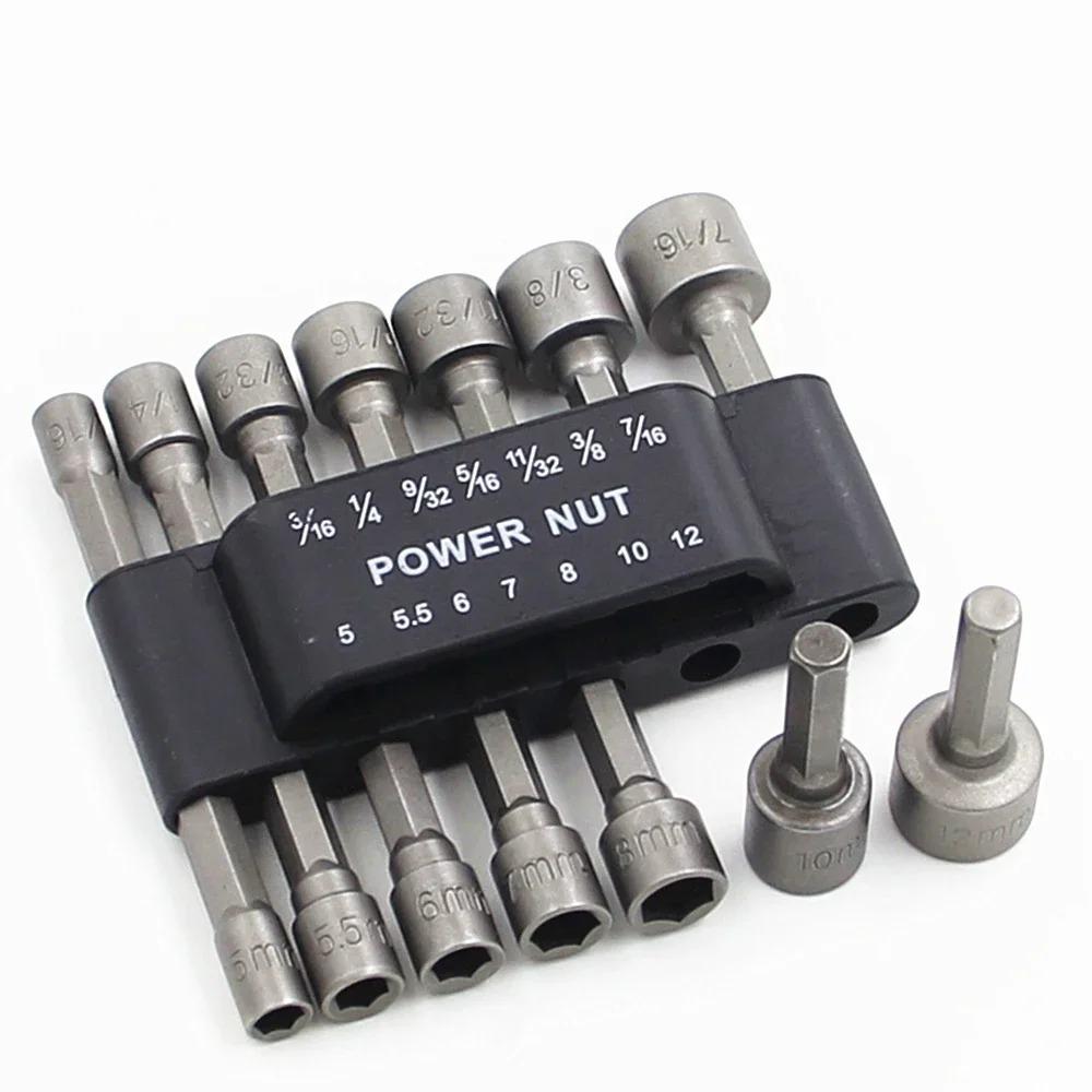 Powerful Socket Inner Hexagonal Wrench ,Hexagonal Handle Screwdriver Socket, Extension Rod Pneumatic Screwdriver Insert Tool Set