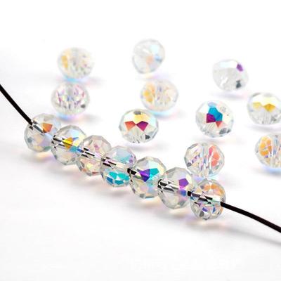 Aurora Geëlektroplateerde Kristalkralen - DIY Sieradenaccessoires