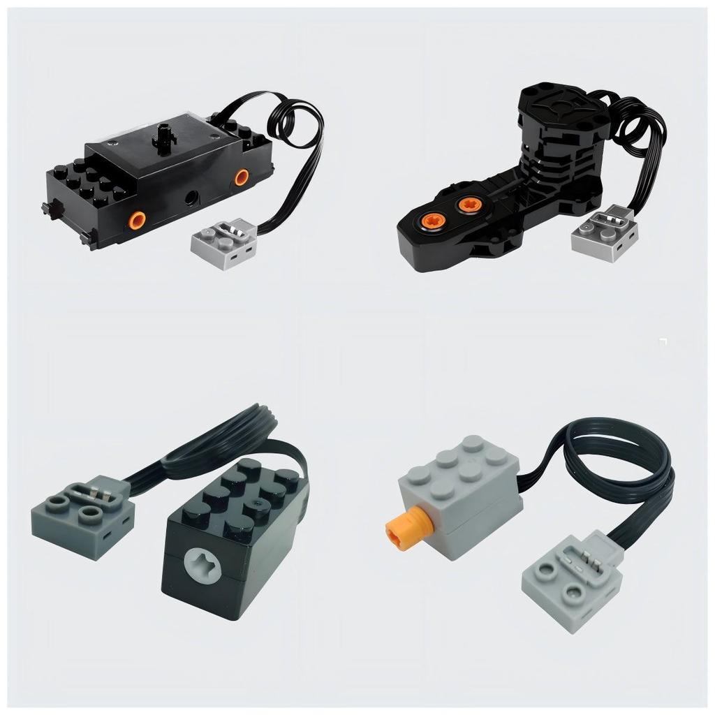 Compatible Lego Bricks: Remote-Control Motorized Toy Car for Educational DIY Assembly