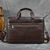 Genuine Leather Men Laptop Bag 14 Inch Luxury Business Bag Male Briefcases Work Tote Office with Strap Male Messenger Bag