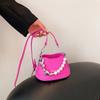 Women's Shoulder Bag  Summer New Fashion Love Pearl Mini Handbags Luxury Versatile Crossbody Small Bags for Party
