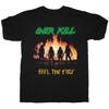חולצת טי יוניסקס Overkill Feel The Fire 1985