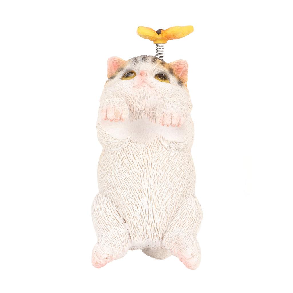 Cat Pot Hanger Statue Cute Animal Planter Hanging Ornaments Resin Flower Pot Hugger for Garden Yard