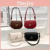 Fashionable Chic Lock Buckle Handbag For Women Stylish Minimalist Design In Black White Red Brown