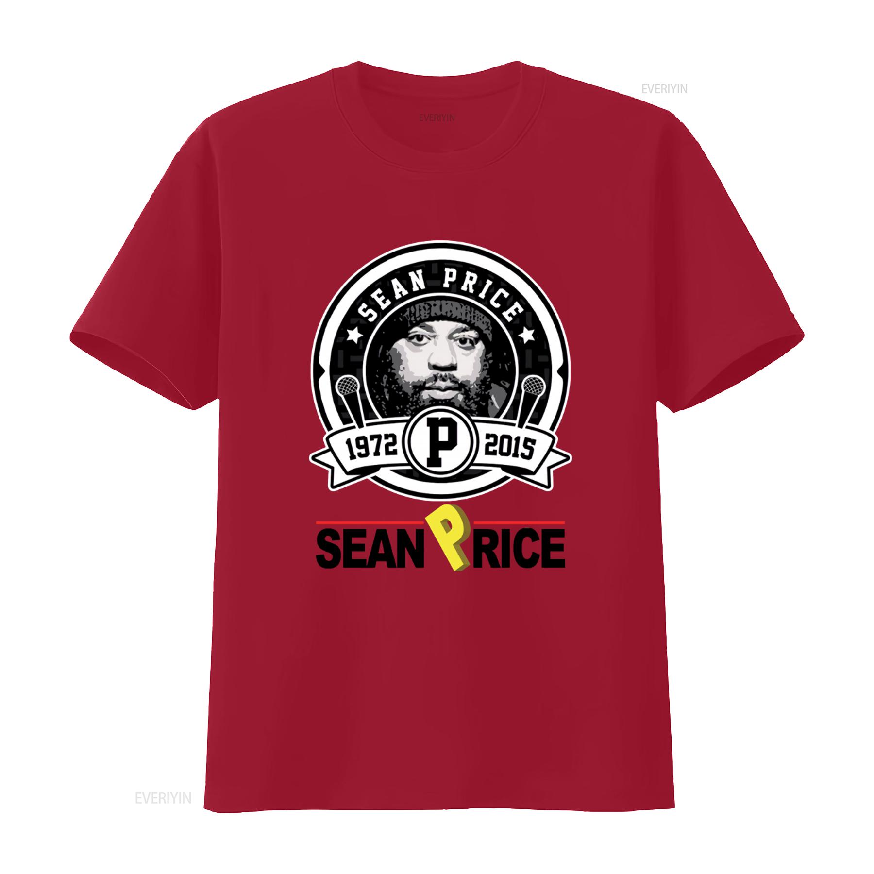 

Sean Price Tribute T Shirt Vintage Style Print with Microphone Design Celebrating 1972 2015 Legacy vintage Washed Breathable S