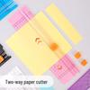 A4 Mini Two-Way Paper Cutter for Students - Ideal for Crafts and Hand Accounts