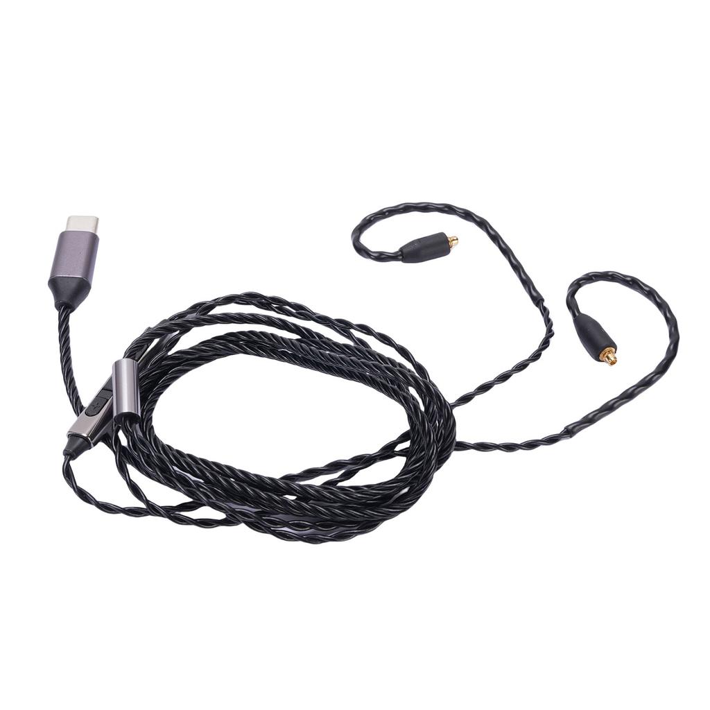 Typ C Kopfhörerkabel Passend für Sennheiser IE300 IE600 IE900 Kopfhörer OFC Ersatzkabel Eingebaut