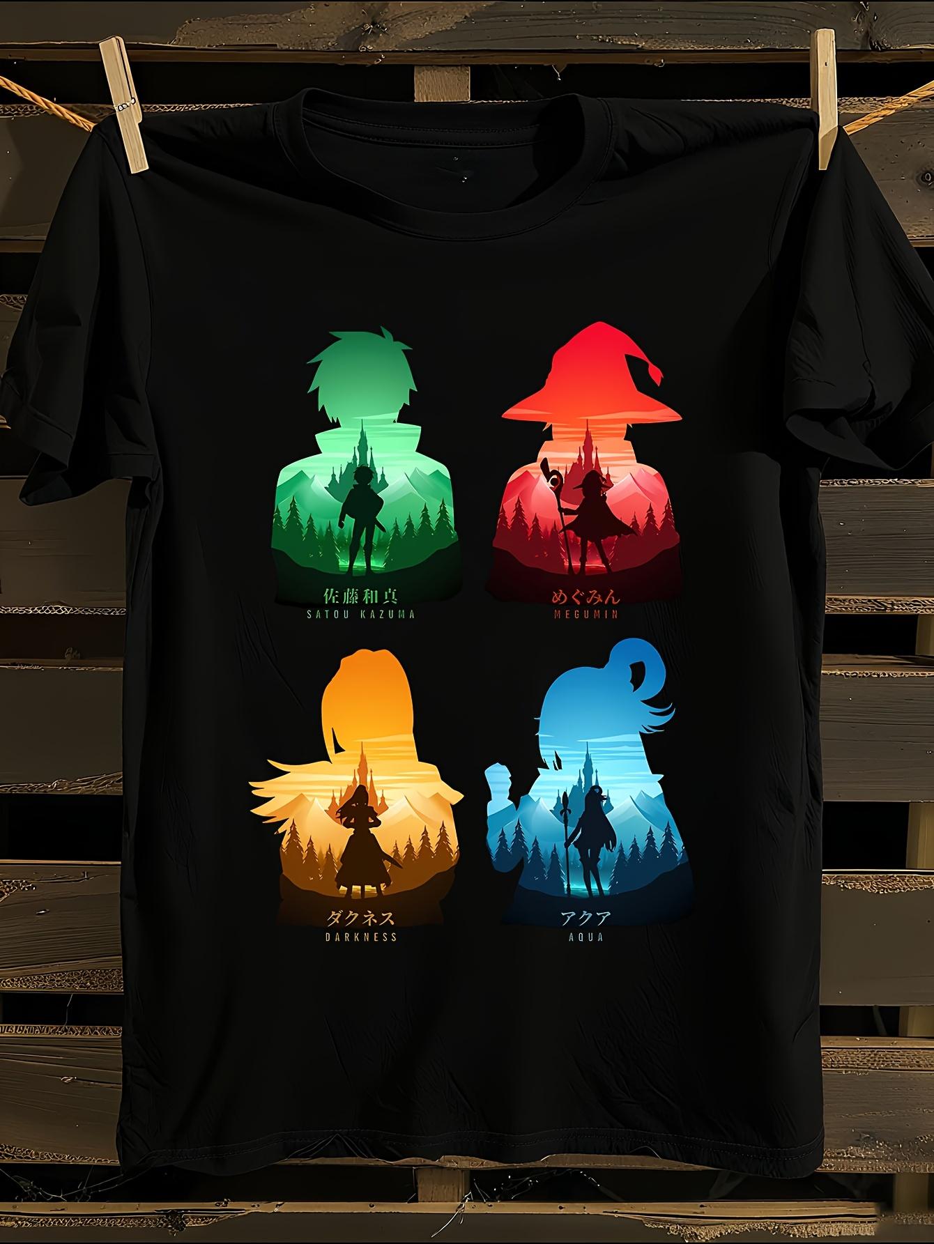 Konosuba WoAnime Graphic T-shirt L