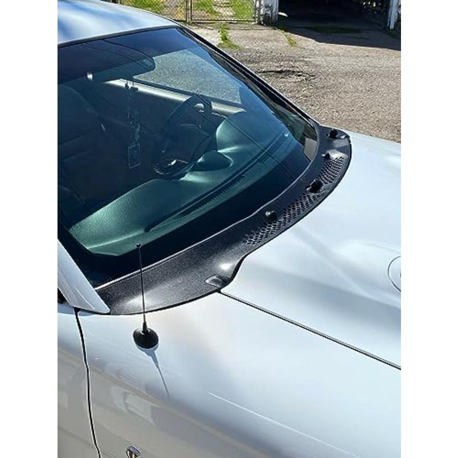 Windshield Cowl Grille Vent Wiper Cover Panel for 19941998 Ford Mustang Cobra Durable Weatherproof Design with Enhanced Airflow