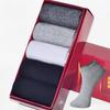 Hengyuanxiang Men's Cotton Casual Boat Socks 6-Pair Pack