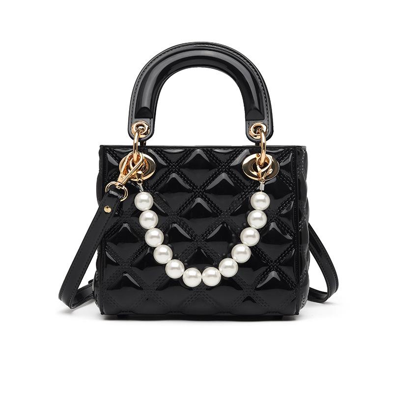 

Модные женские сумки через плечо, новые сумки через плечо с жемчужной цепочкой, сумки-желе из ПВХ для отдыха, универсальные женские сумки небольшого размера, ручные сумки