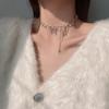 Nový Nádherný Lesklý Motýľový Sveter Náhrdelník Trendy Retiazka s Príveskami Strapec Kľúčna Kosť Choker Náhrdelník Dámske Šperky na Krk pre Dámy Darček