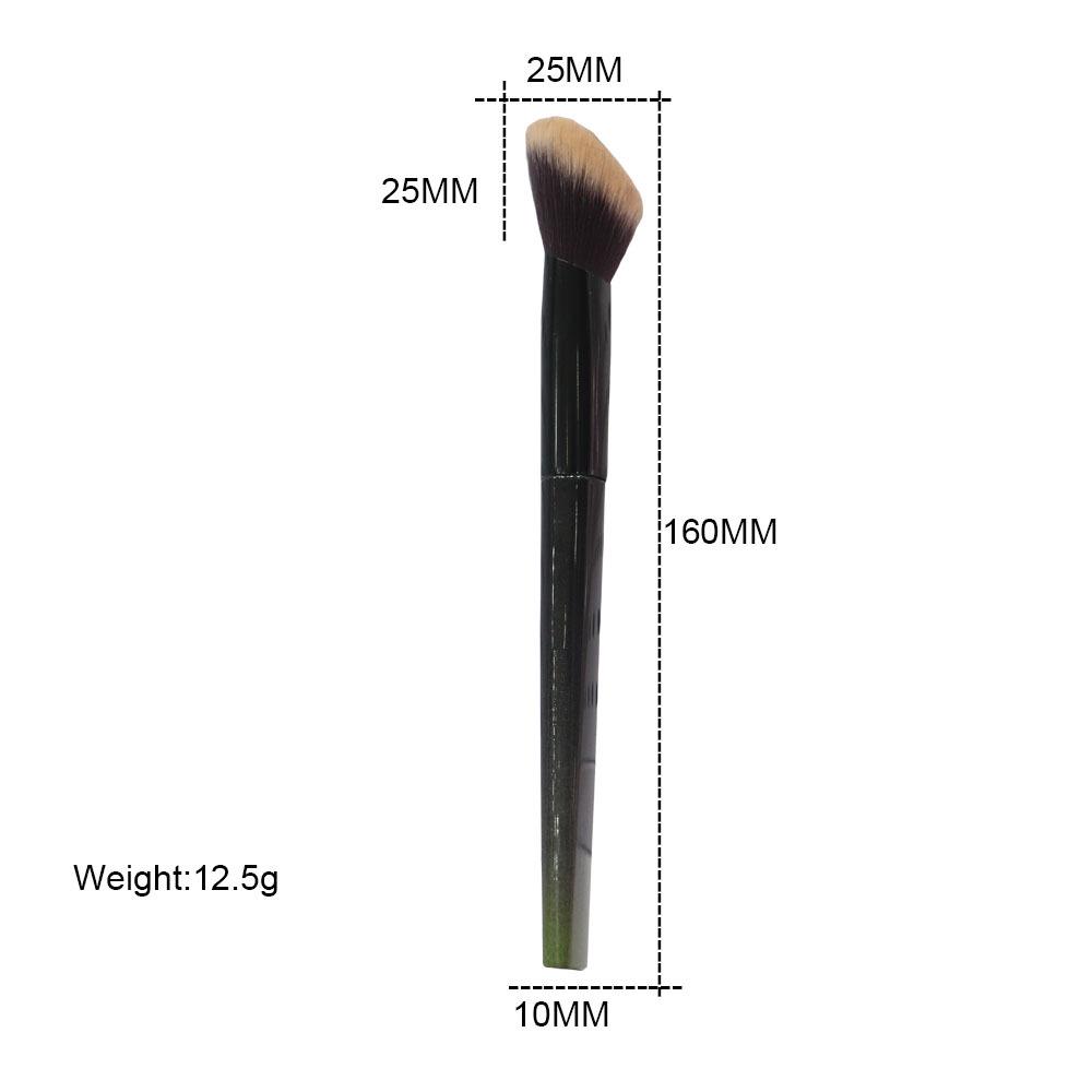 

Скошенная кремовая кисть для румян - Цельная скошенная головка для макияжа