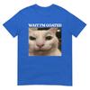 Wait Im Goated Cat Silly Funny Cat Meme Unisex Unisex Graphic Tshirt