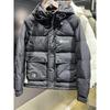 Export Tail Goods Classy Hooded Down Jacket Men Winter Tide All-Matching Thick Warm White Duck Down Overalls Men