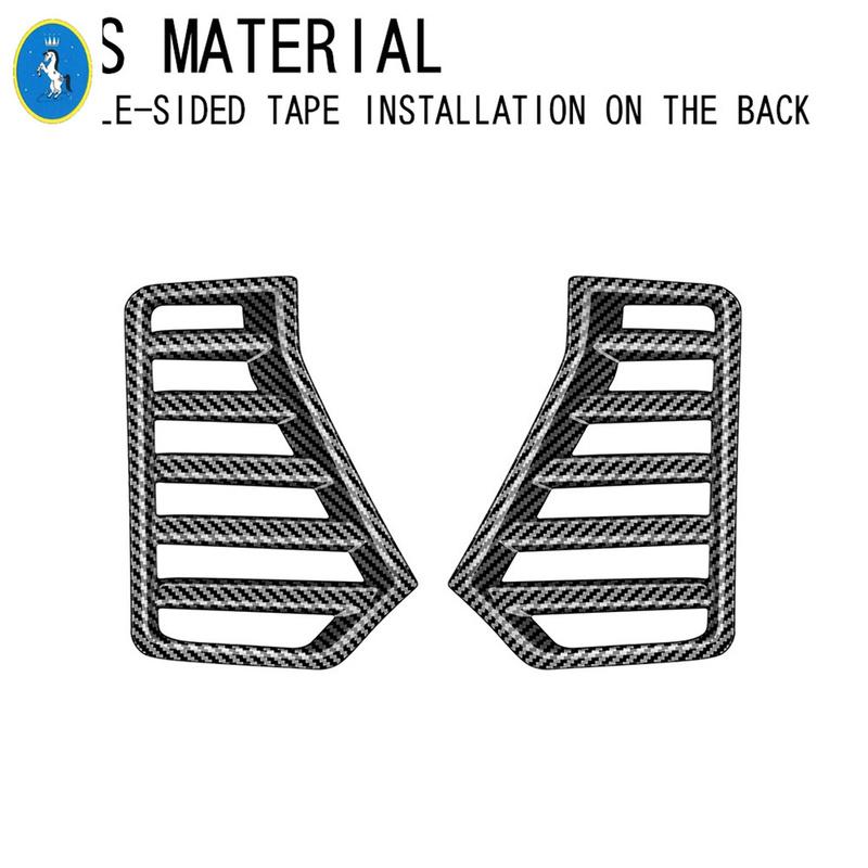 Black Auto Exterior Head Light Grille Air AC Outlet Vent Frame Decoration Cover Trim ABS Accessories For Toyota Tacoma 2024 2025