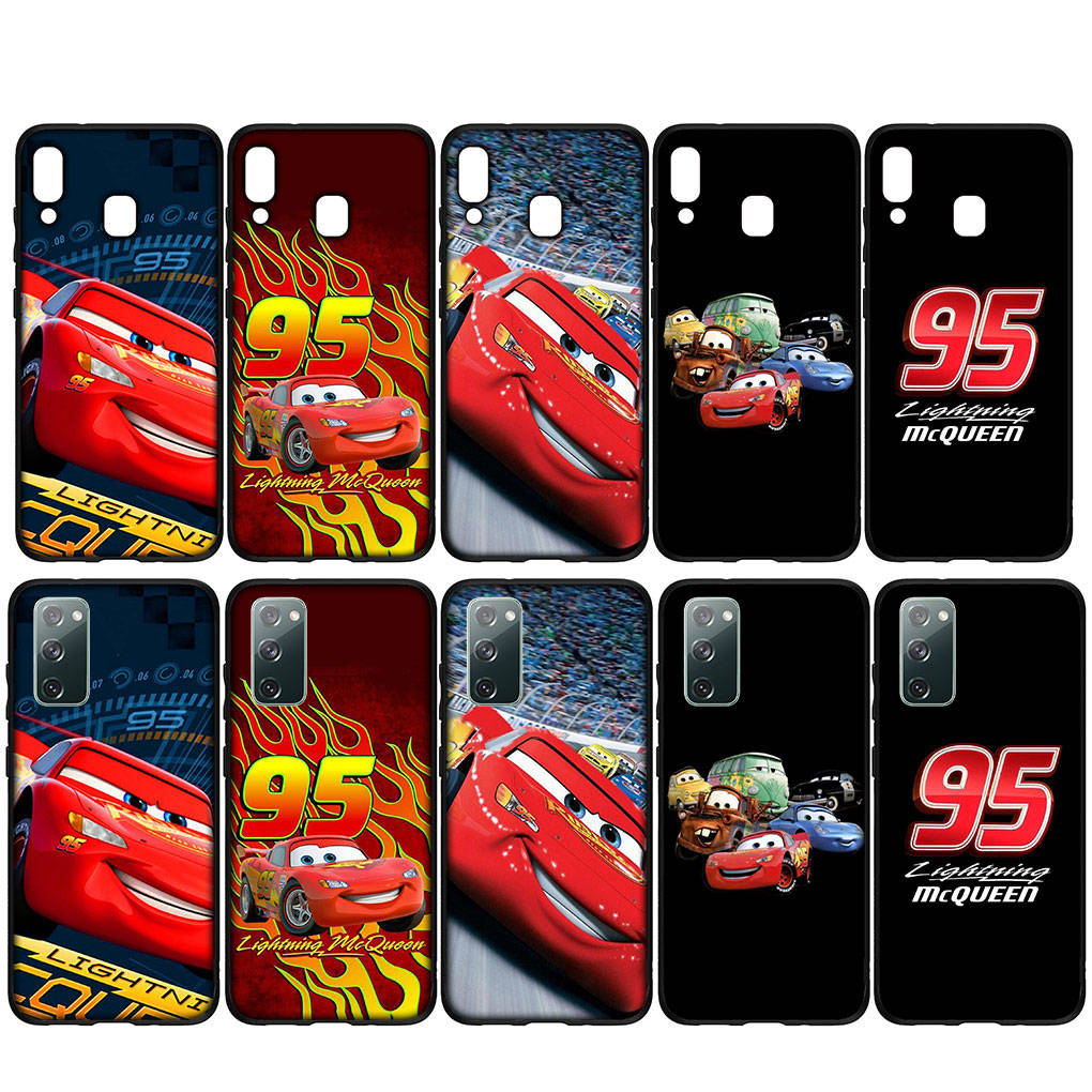 For iPhone 16 15 XR Samsung Galaxy S24 S23 Plus Xiaomi Redmi Note 13 12 11 Pro Max 14 OPPO Huawei Cover Supercar Cars Lightning McQueen 95 Phone Case