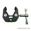 1 Set 1/4 Screw Clip CNC Metal Super Clamp With 360° Mini Ball Head Quick Release Clamp Bracket Tripod Mount For DSLR Camera