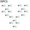 3/6pcs No Drill Magnetic Remote Holder - Wall Mount for TV/AC/DVD Remotes White Space-Saving Design Cup Holders 5