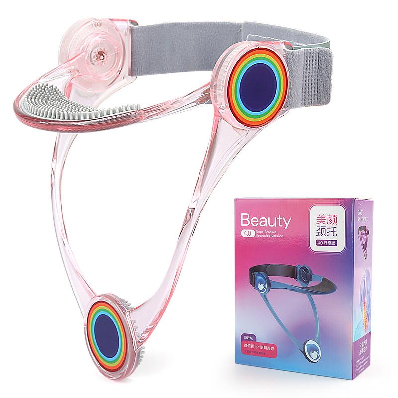 Haltungskorrektor Fixierung Faltbar PC TPU Verstellbarer Stützrahmen Halsbandagen Verhindert Kopf Tief Doppelkinn Hals Vorneigung