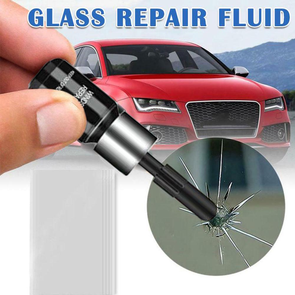 Windshield Repair Kit for Glass Automotive Glass DIY Windscreen Tool Fixing Chips Cracks Star-Shaped Crack Nano Fluid Filler