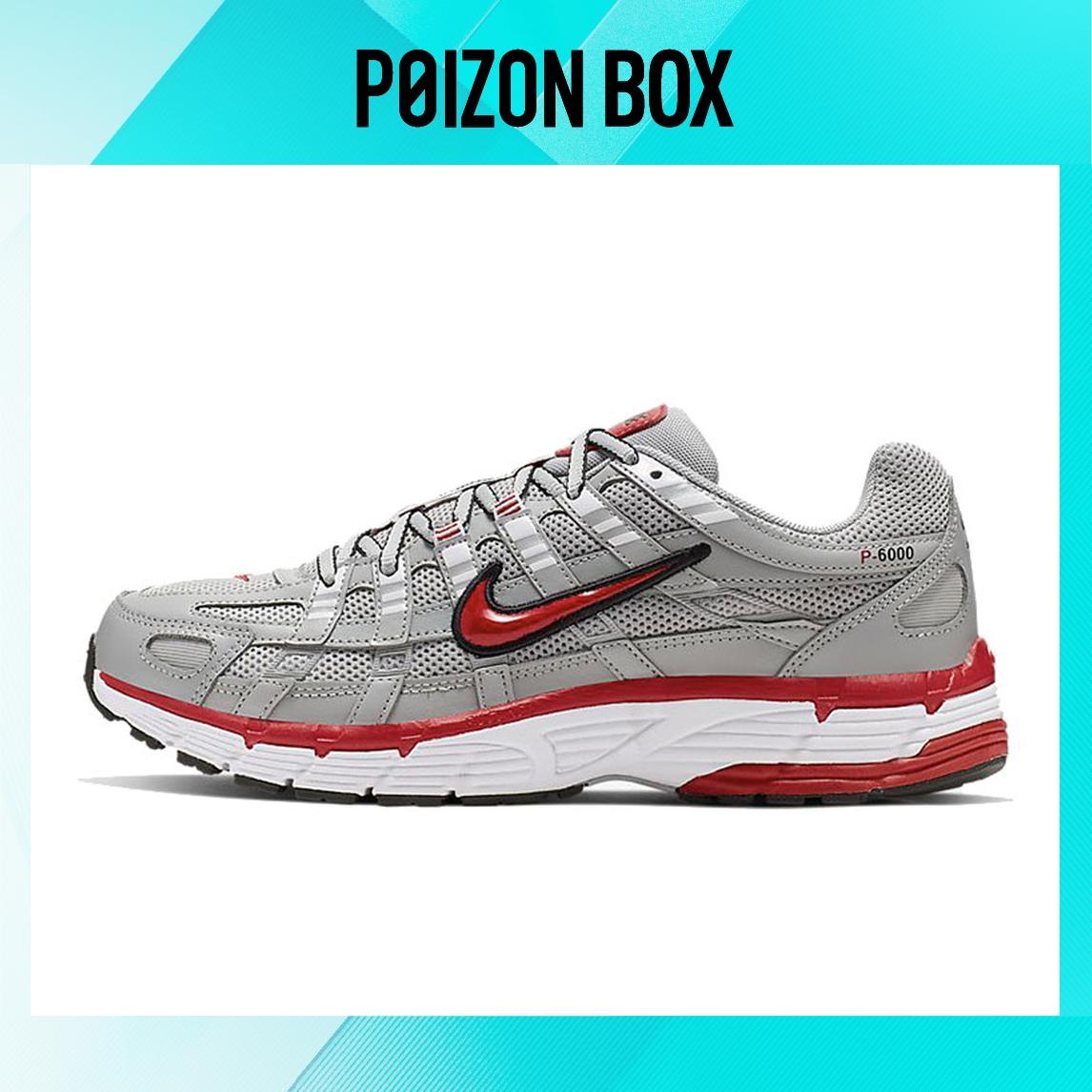 

кроссовки Nike P-6000 Silver Unviersity Red CD6404-001
