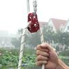 High Temperature Resistance Swivel Lifting Rope Pulley  Climbing Pulley