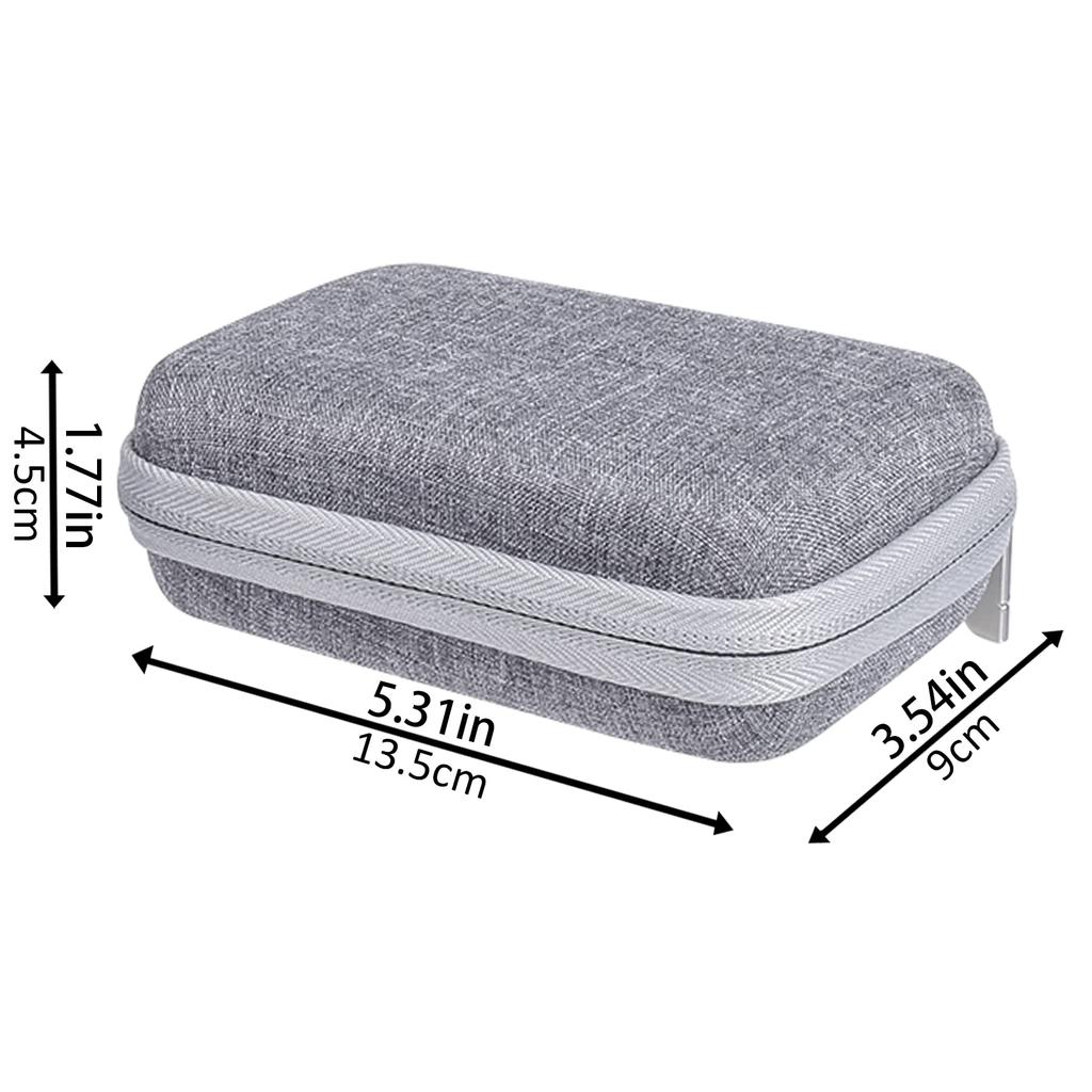 Yamaha úložný kufr YAMAHA kompatibilní s ladičkou metronom Khanka (Pouze případ/jediný případ) TDM-710GL/TDM-700G/KORG TM-60 TM-50 (Šedá)