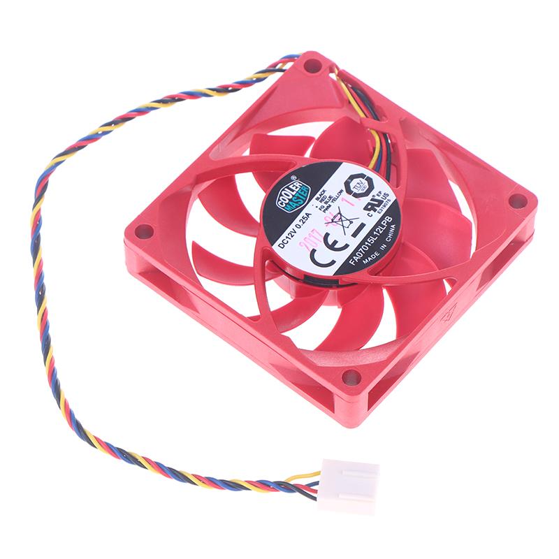 Amd Cpu Cooling Fan Original Cooler Master 7015 70*70*15Mm 70Mm Cooling Fan Fa07015L12Lpb 4Pin Pwm 1000-3400Rpm Dc12V 0.25A