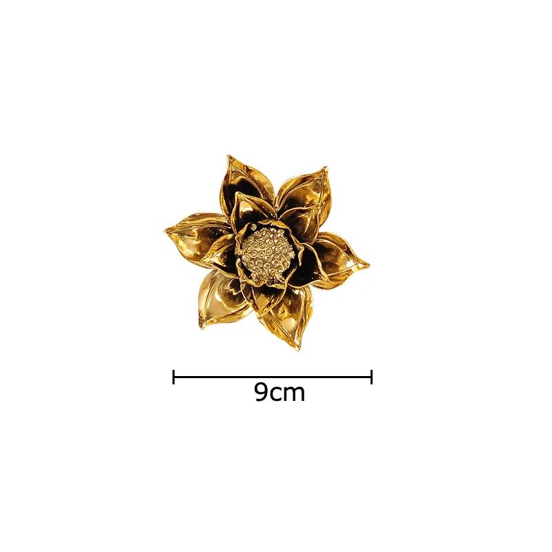 Blooming Flowers Porcelain Wall Hanging Ornaments Living Room Background Display Ceramic Peony Flower Wall-mounted Decorations