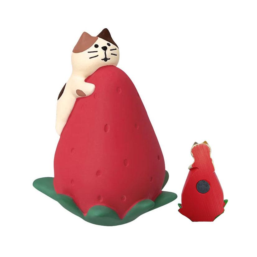 Japanese Cat Magnet: Cute Resin Sticker & Message Clip Toy for Refrigerator Decor