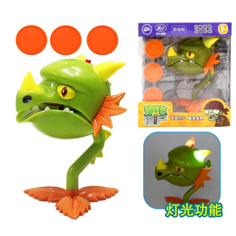 Plants Vs. Zombies Figure Toys Peashooter Gatling Pea Shooter Plastic Action Figure Model Toys