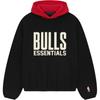 Fear of God Essentials X NBA Chicago Bulls Hoodie Black Red Unisex Tops 192AL246504F