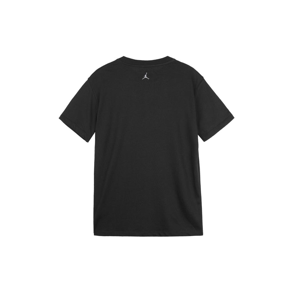 Jordan Character Print Round Neck Short Sleeve Drop Shoulder T-Shirt Women T-Shirt Black FB4613-010