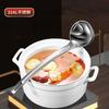 316 Stainless Steel Oil Filter Spoon  Extended Cooking Filter Spoon Separation Spoon  Hot Pot Oil Soup Separation Spoon