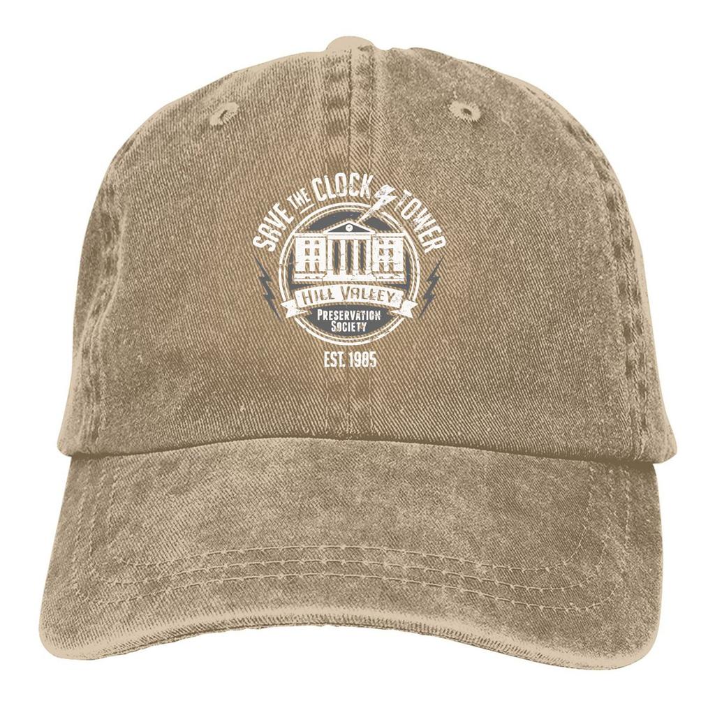 Save The Clock Tower Classic Baseball Cap Unisex Hats Women Visor Protection Snapback Back to the Future Film Caps